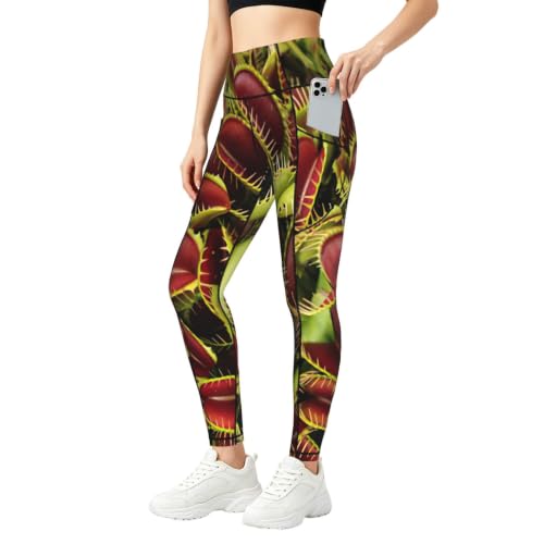 Leggings de descanso con plantas carnívoras para relajarte en casa