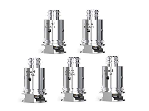 Lot de 5 résistances Mesh 0.6ohm et compatible avec smok Kit Nord (Sans Nicotine Ni Tabac) Cover