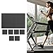 kowaku Treadmill Mat Pad Silicone Pad Soundproof Equipment Mat Treadmill Cushion for Rowing Machine Weight Benches Bike Walking Pads