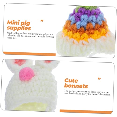 Beaupretty 20 Unidades Chapéu De Mini Animal De Estimação Chapéus Minúsculos Fornecimento De Animais