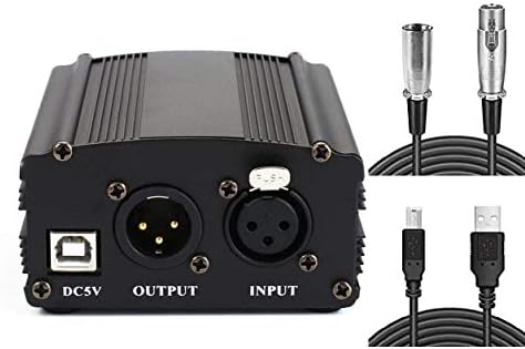 Powerpak 48V Phantom Power Supply 1 Channel for Condenser Microphone ...