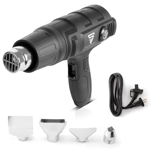 STAHLWERK HP-2000 ST Máquina de calor de 2.000 vatios y hasta 600 grados Soplador de aire caliente para decapar, soldar, retractilar o unir plásticos