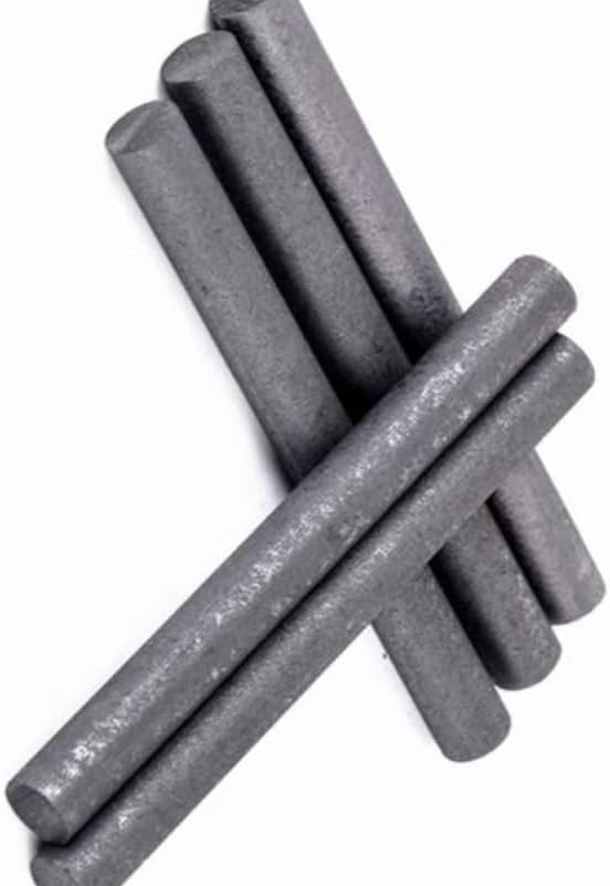 99.9% Pure Graphite Rods - High Density 16mm x 300mm Electrodes for Metallurgy, Electronics & Crafts - 2 Pack, Durable Conductive Cylinders