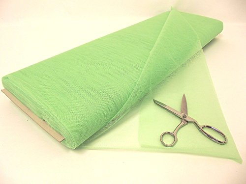 Tulle vert clair en rouleau 10m idéal déco de mariage et robe filet