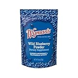 Wyman's Wild Blueberry Powder - 100% Wild Blueberries, No Sugar Added, Antioxidant Activity, Resealable Pouch - 8oz