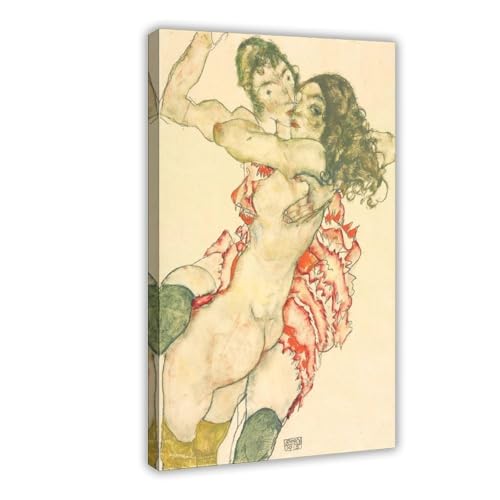 Toile Egon Schiele de 1915 pour sublimer votre decoration salon