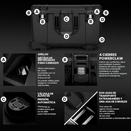 Nanuk 960 funda rígida estanca para proteger equipos de la humedad 4