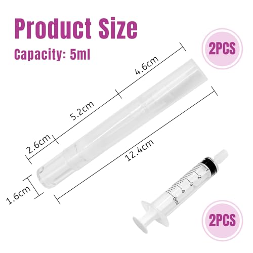 Ausbesserungsstifte mit Pinselspitze für Wandfarbe und Möbel, Nachfüllbare Korrekturstifte für präzise Reparaturen, Set mit 2 Stiften und 2 Spritzen, Ideal für Tapeten, Türen und Fensterrahmen - Touch