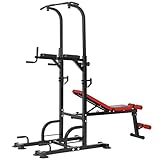 ER KANG Power Tower Dip Station, 850lbs Weight Capacity Workout Station with Dip Stands, Pull Up...