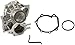 AISIN TKF-005 Engine Timing Belt Kit with Water Pump - Compatible with Select Subaru Forester, Impreza, WRX