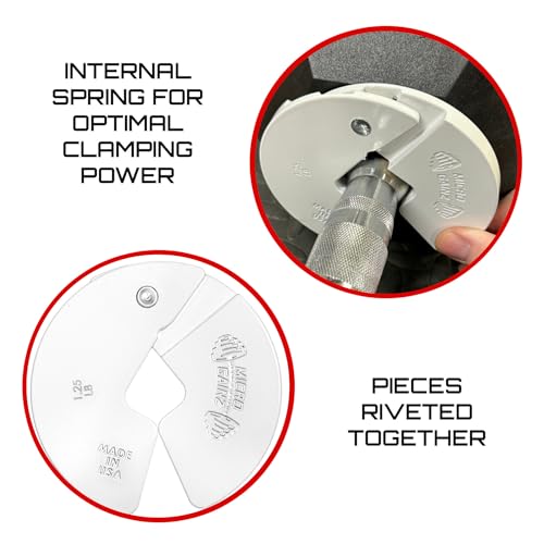 Image of Micro Gainz 1.25LB Dumbbell Fractional Weight Plates, 4-Piece
