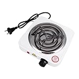 KICHOUSE 1000W Elektrischer Einzelbrenner Mit Kochplatte Für Teezubereitung Verstellbare Temperatur Eu Stecker Für Camping Und Reisen