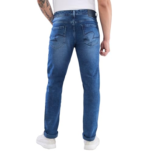 Image of Spykar Men's Slim Fit Low Rise Casual Jeans