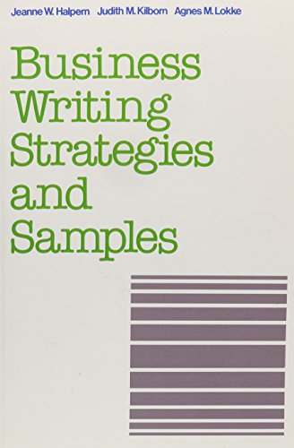 Business Writing Strategies and Samples