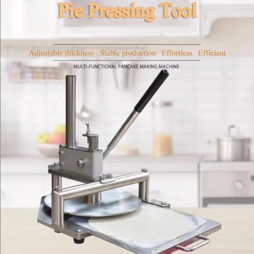 Machine à aplatir la pâte à pizza à épaisseur réglable en inox robuste - 3