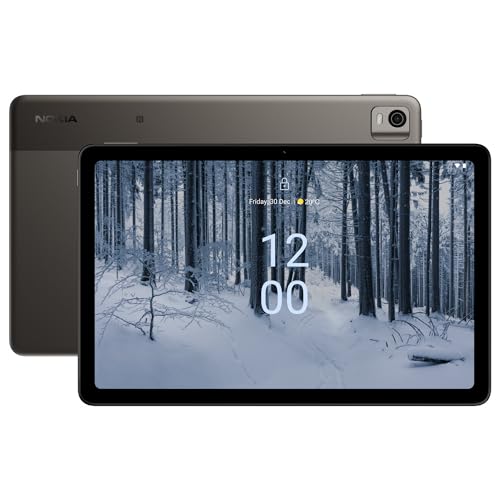 Nokia T21 | Android 12 | 10.4' Screen | Tablet | US Version | 4/64GB | 8MP Camera | Charcoal