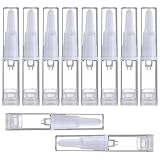 WADY Empty Airless Pump Jars, 10 Pcs Portable Eye Cream Travel Bottles, Refillable Cosmetic Containers, Duckbill Mouth Vacuum Pump Bottles for Foundation Concealer Face Eye Cream Travel Bottles(5 ml)