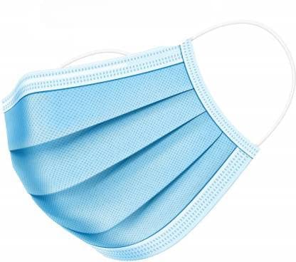 Wellstar 3Ply Mask Surgical Mask Non-Woven Fabric Layer Pack Of 500-Blue