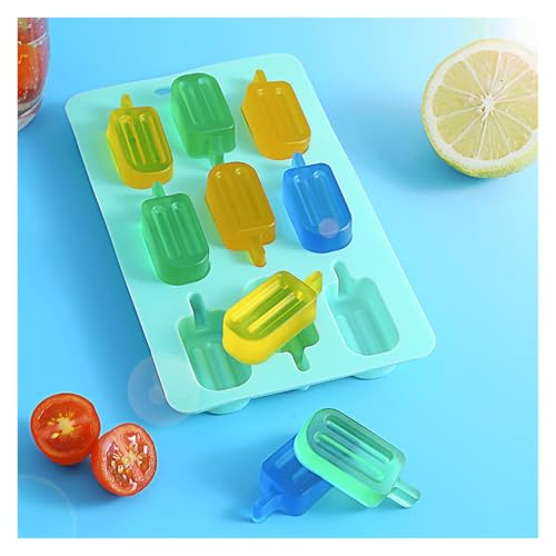 Molde de silicona para palitos de hielo reutilizable miniatura 5