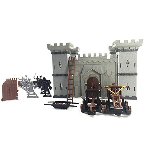 Medieval Castle Toy, Castles Knights Soldiers Model Kit Knight Figures