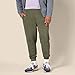Amazon Essentials Men's Relaxed Joggers Sweatpants, Fleece, Comfortable Fit, Olive, Large
