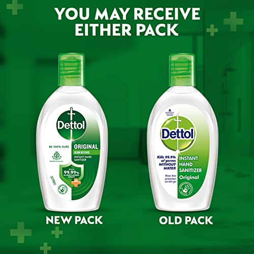 Image of Dettol Liquid Handwash Refill - Skincare Moisturizing Hand Wash- 175ml | Antibacterial Formula | 10x Better Germ Protection & Dettol Original Germ Protection Alcohol Based Hand Sanitizer, 50ml