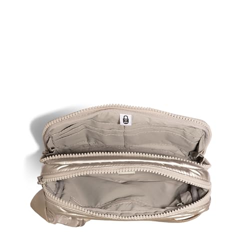 Image of Baggallini Modern Belt Bag 5x8 Travel Fanny Pack Sling Bag Waistpack w /RFID Card Holder Water-resistant Crossbody Bag