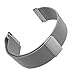 Edelstahl Magnet Armbänder Schnellspanner Uhrenarmband ?Schnellwechsel-Armband - Breite 12mm/14mm/15mm/16mm/18mm/20mm/22mm Rostfreier Stahl Uhrenarmband Mit Magnet Schleife (Silver,12mm)