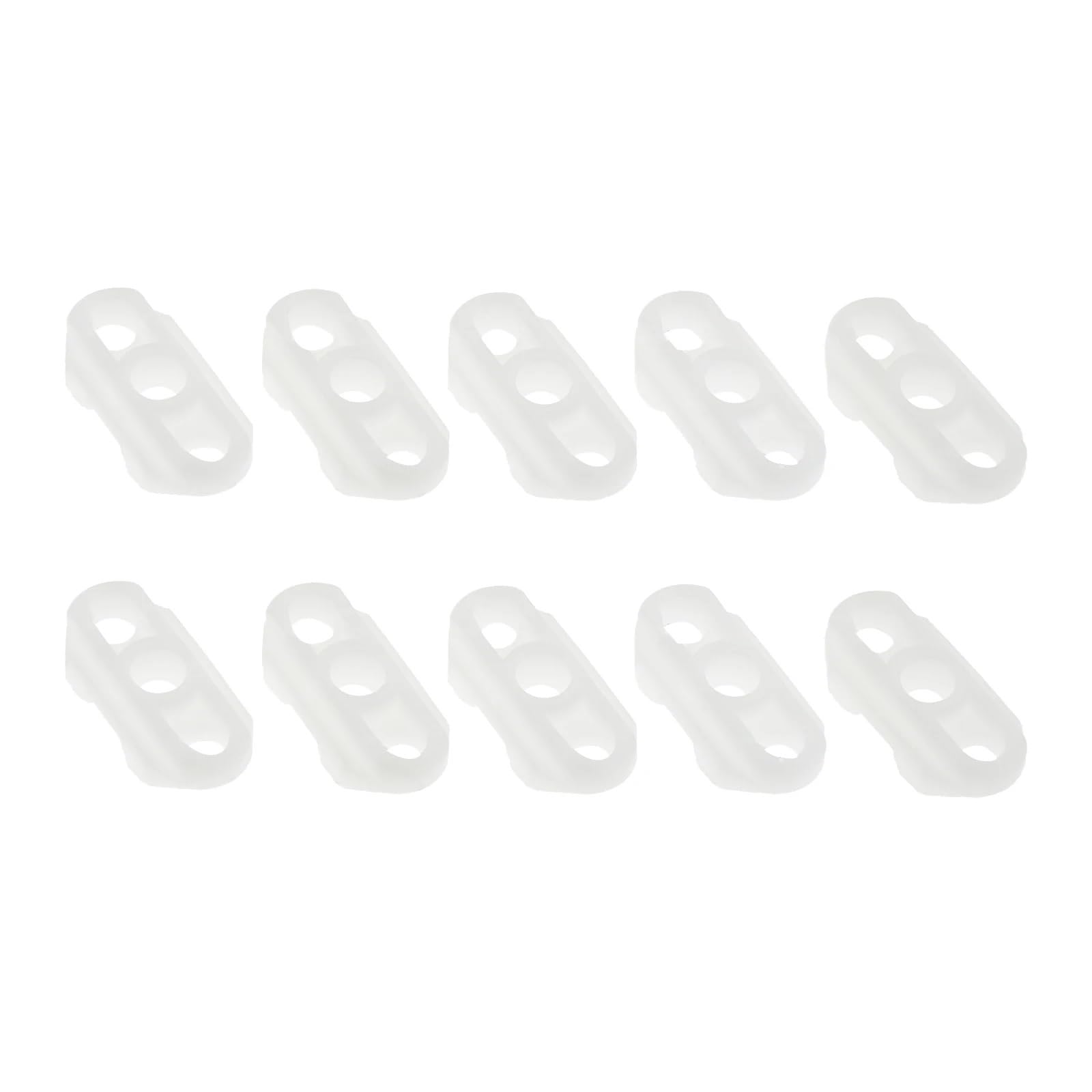 YTQMoreBNZ 10 Pcs Window Regulator Guide Clips Polypropylene White For Buick Pontiac Oldsmobile Chevrolet Cadillac Car Accessories