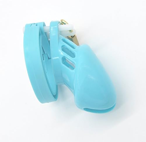 Miniatura 7 de Jaula de silicona para pene masculino, dispositivo de castidad para ejercicio de pene masculino (azul, A122)