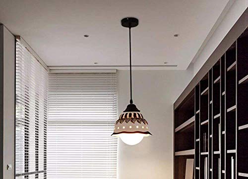 Plafonnier lustre fer 20x20cm style industriel noir pour salon et chambre