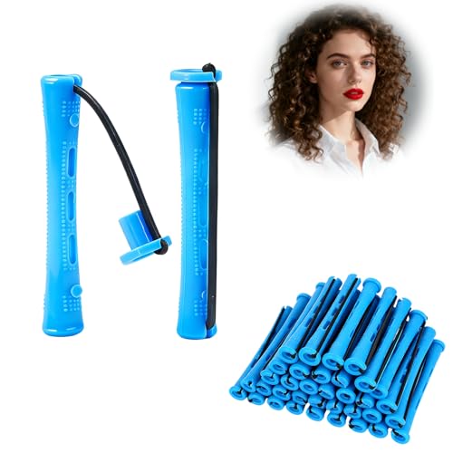Ruvan 60 Pièces Permanente Cheveux Boucle Kit De Petite Taille, Perm À Bigoudi Pour Femmes, Bigoudis Cheveux Petit De 0,35 Pouce, Pour Cheveux Naturels Longs Cheveux Courts Outil De Coiffure Bigoudis