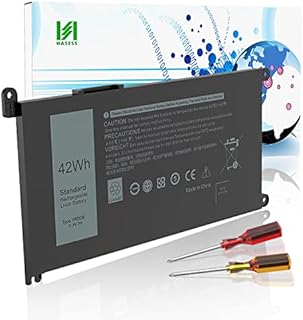 HASESS YRDD6 Battery Replacement for Dell Inspiron 5482 5485 5488 5491 3310 3493 3582 3593 3793 5493 5585 5593 5480 5590 5591 5594 5598 15 3583 3584 Vostro 3491 5481 5581 5490 1VX1H VM732 11.4V 42Wh