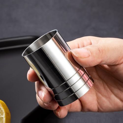 Vaso medidor acero inoxidable 50 ml miniatura 3