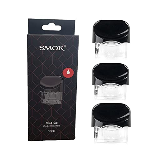 SMOK NORD Replacement Empty Pods (No Coils) Cartridge Tank - 3 Pack