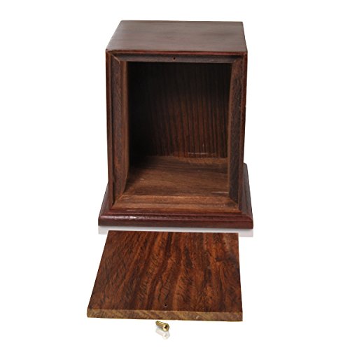 Memorial Gallery Custom Wood Personalized Engraved Pet Urn, Small