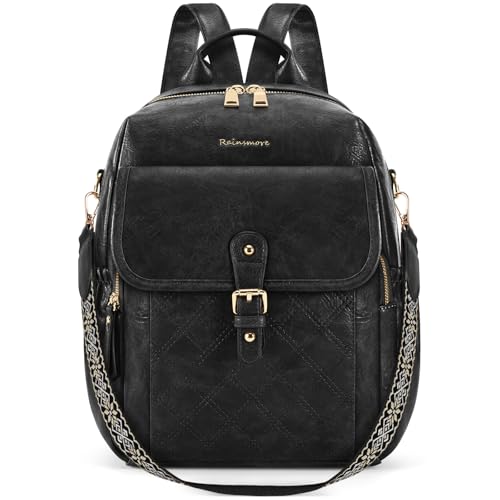 La mejor comparación de Bolsas Backpack para Dama que puedes comprar esta semana. 47 RAINSMORE Mochilas para Mujer Pequeñas Bolsa Mochila Antirrobo Mujer de Cuero Moda Mochila para Mujer para Trabajo,Viajes,Compras