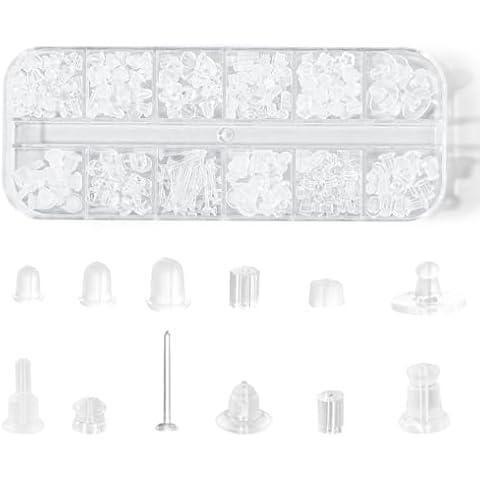 Hudinsun Silicone Earring Backs 450 Pcs Cover