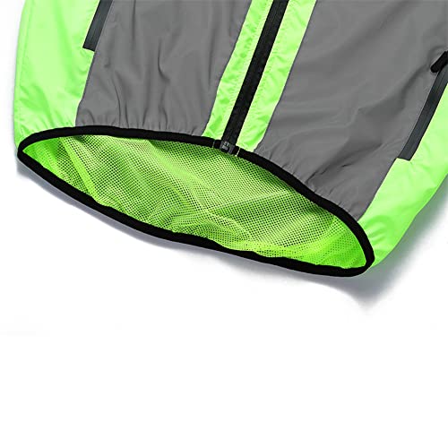 mingzhe Colete Refletivo de Ciclismo Masculino Colete de Corrida de Verão Sem Manga Blusão Elástico