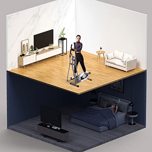 Image of Foldable Smart Elliptical Machine Vertical Indoor Silent Magnetic Control Exercise Bike Home