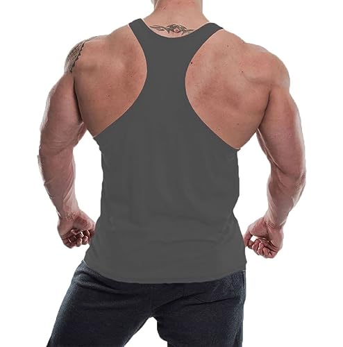 Image of THE BLAZZE 0051 Men's Tank Tops Muscle Gym Bodybuilding Vest Fitness Workout Train Stringers