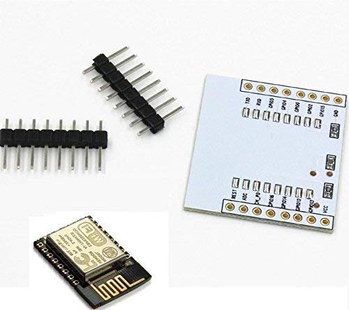 GlobalNiche® 5x ESP-12E ESP8266 Serial Port WIFI Module with IO Adapter Plate Expansion