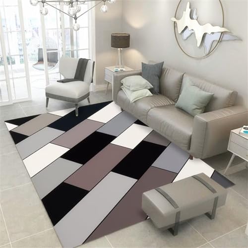 Tapis de sol gris résistant aux taches pour salon familial et restaurant - 2