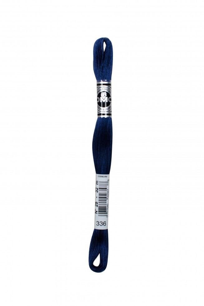 DMC Size 25 Coton A Broder Special Embroidery Thread - 336 Navy - Each — image 1
