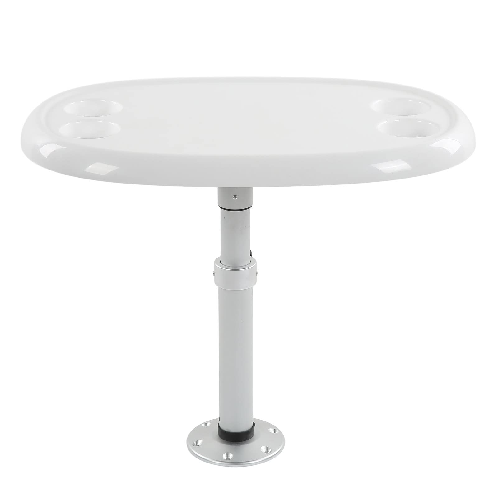 Pieds Télescopiques en Alliage D'aluminium de Support de Piédestal de Table de Rv de 500-720mm pour la Caravane Marine de Yacht de Bateau