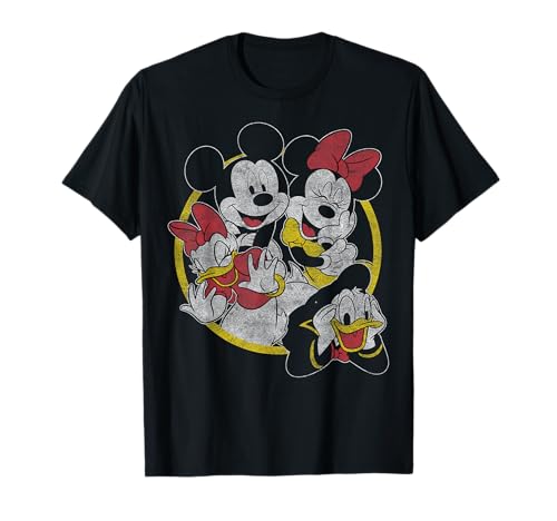 T-shirt Mickey And Friends nostalgie des classiques de l'enfance en couleur