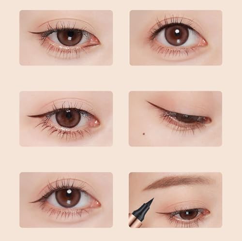 Delineador de ojos negro marcado para uso duradero miniatura 5