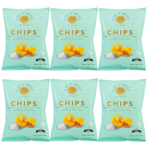 Image of Sal de Ibiza Fleur de Sel Potato Chips - 4.4 oz Bags (6-Pack)