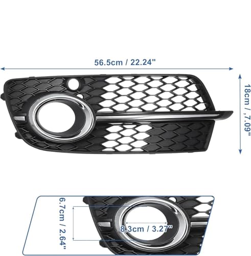 Calandre avant Audi Q5 S-Line 2013-2017 cache antibrouillard pare-chocs - 3