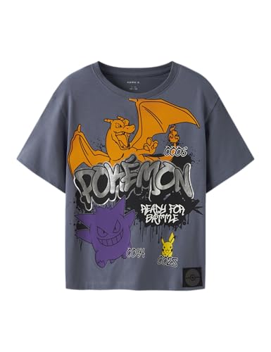 NAME IT Nkmnirel Pokemon SS Nreg Top Box Sky, Piedra, 116 para Niños